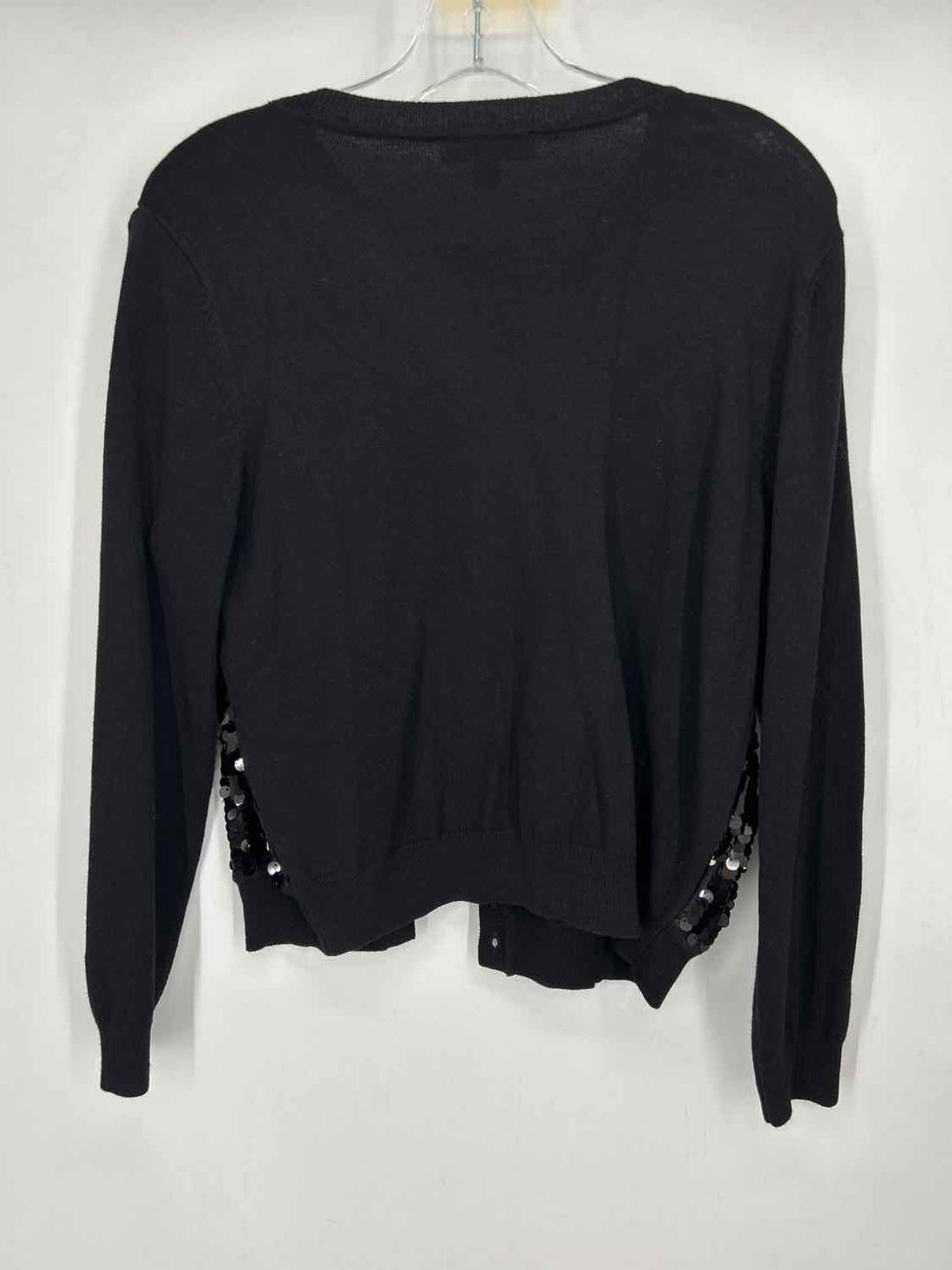 Ann Taylor LP Black Sequin Long Sleeve Holiday