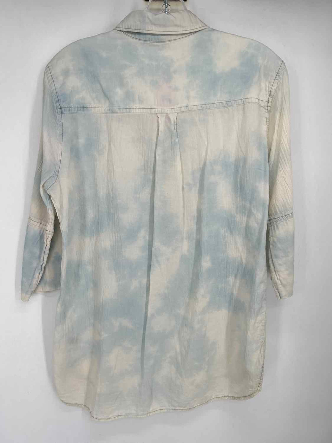 felicite Size S White & Blue Long Sleeve