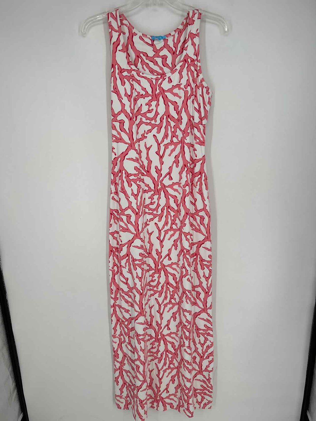 J McLaughlin Size XS White & Pink Sleeveless Maxi