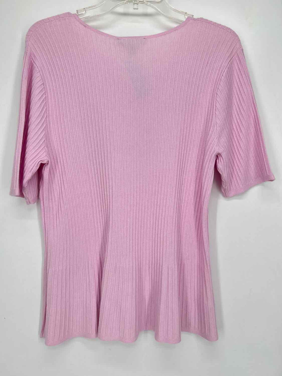 Ann Taylor Size L Pink Short Sleeve
