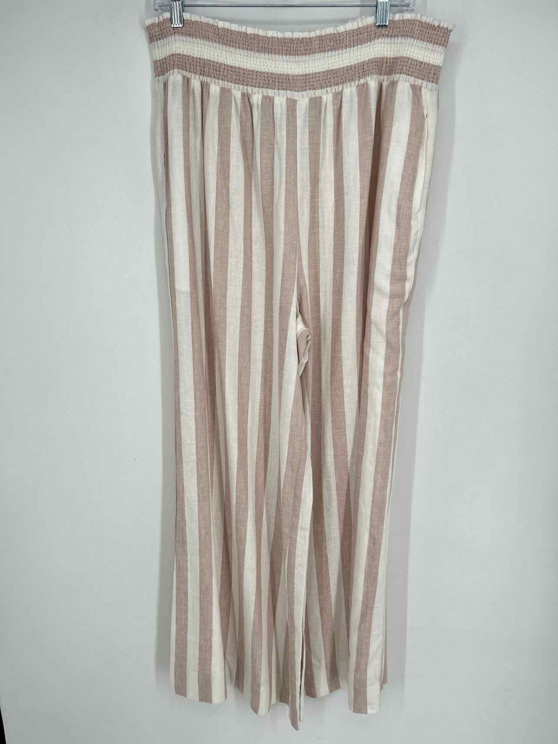 Charlie Page Size XL White Striped Pants