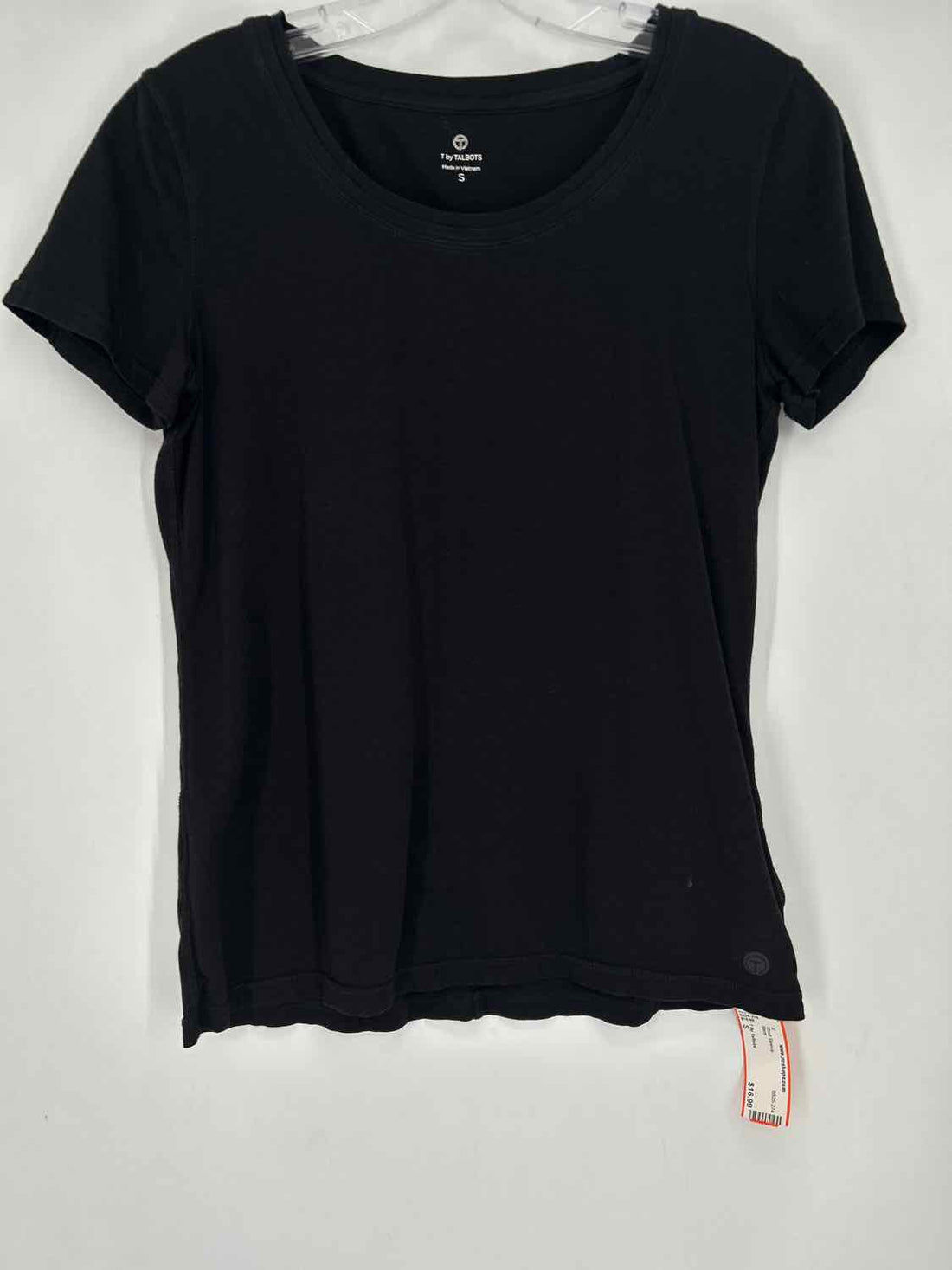T By Talbots Size S Black Short Sleeve