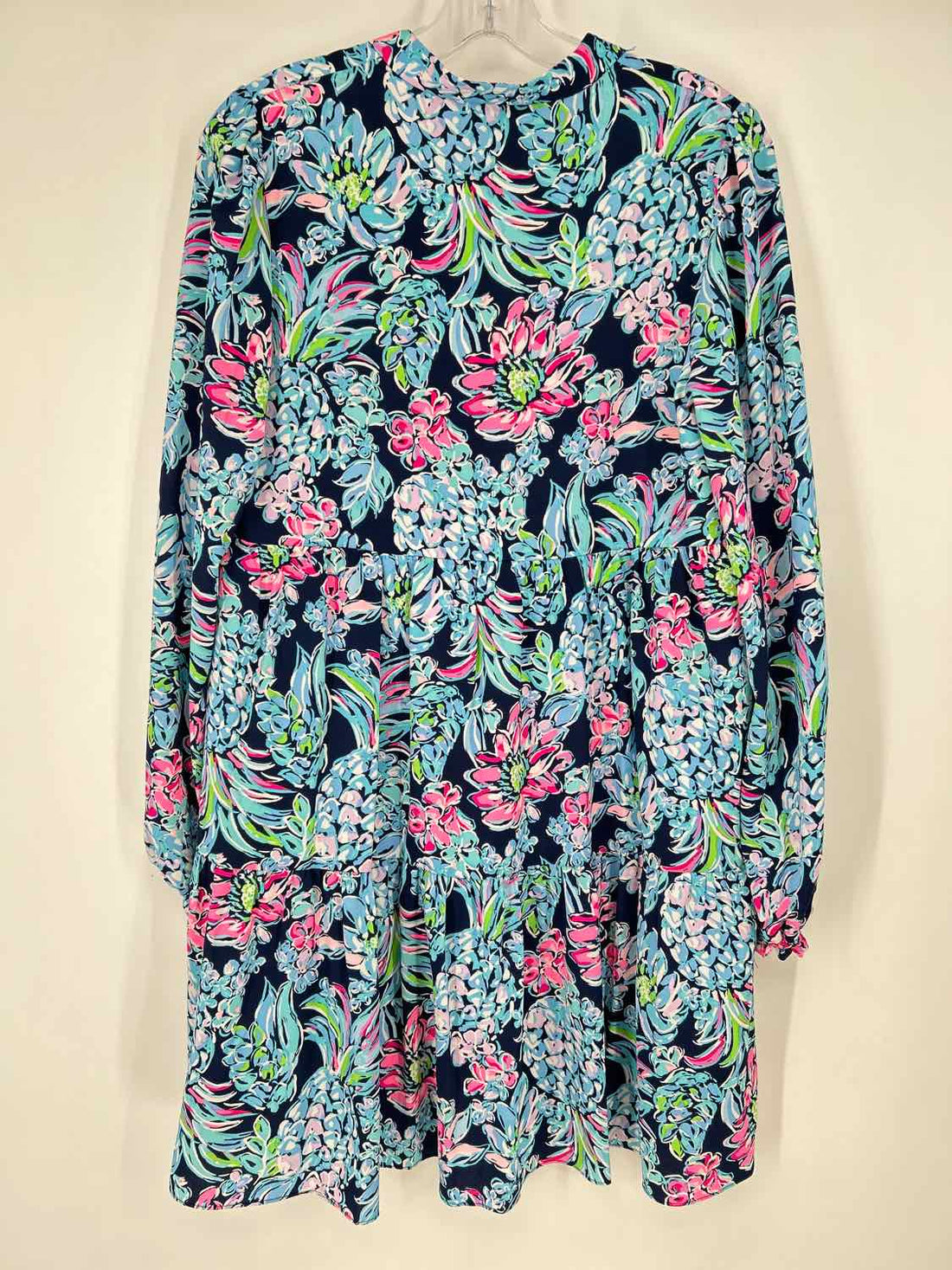 Lilly Pulitzer S Navy Print LS Lilly Pulitzer Dress