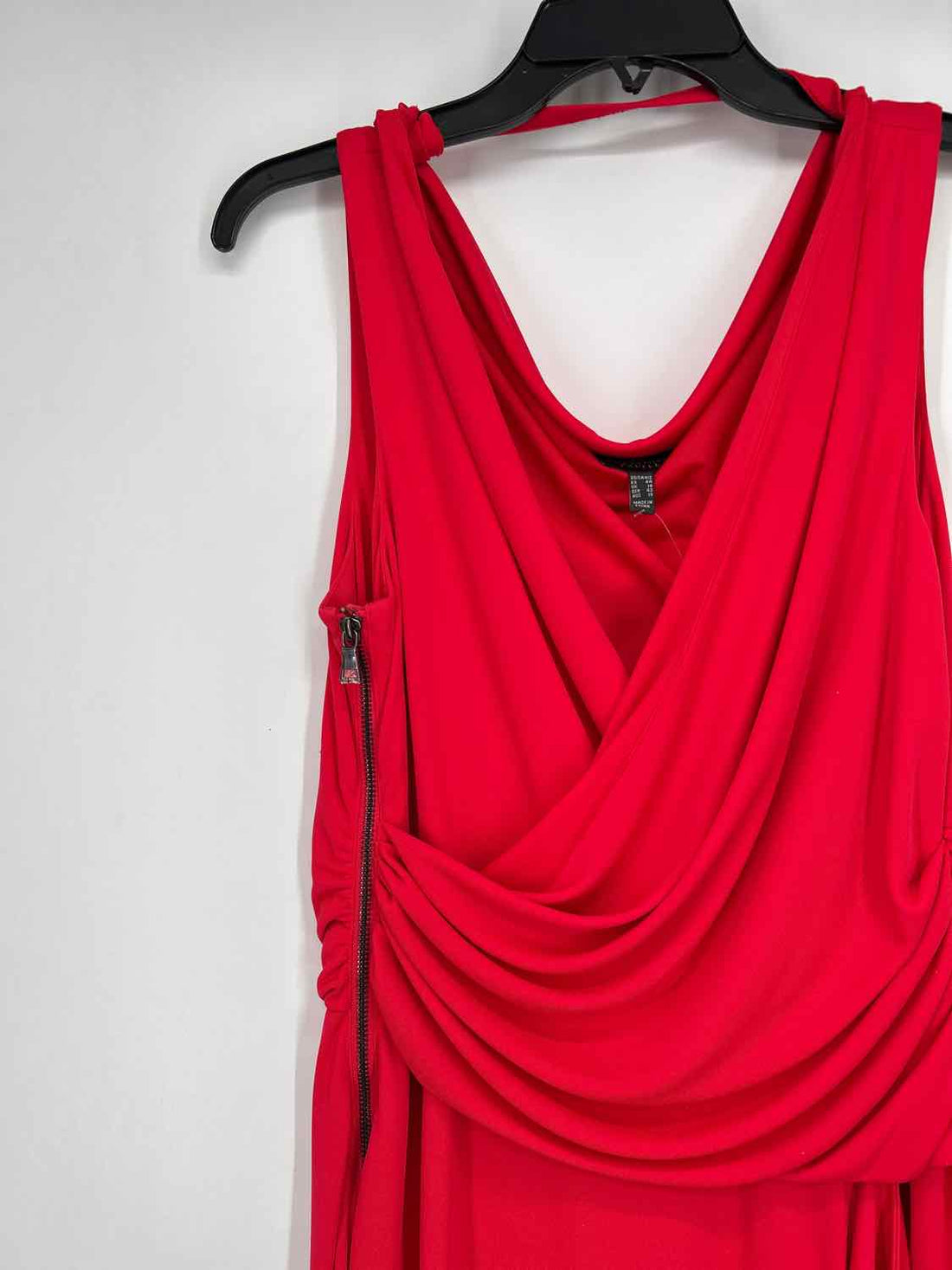 Adrianna Papell 12 Red Sleeveless Holiday