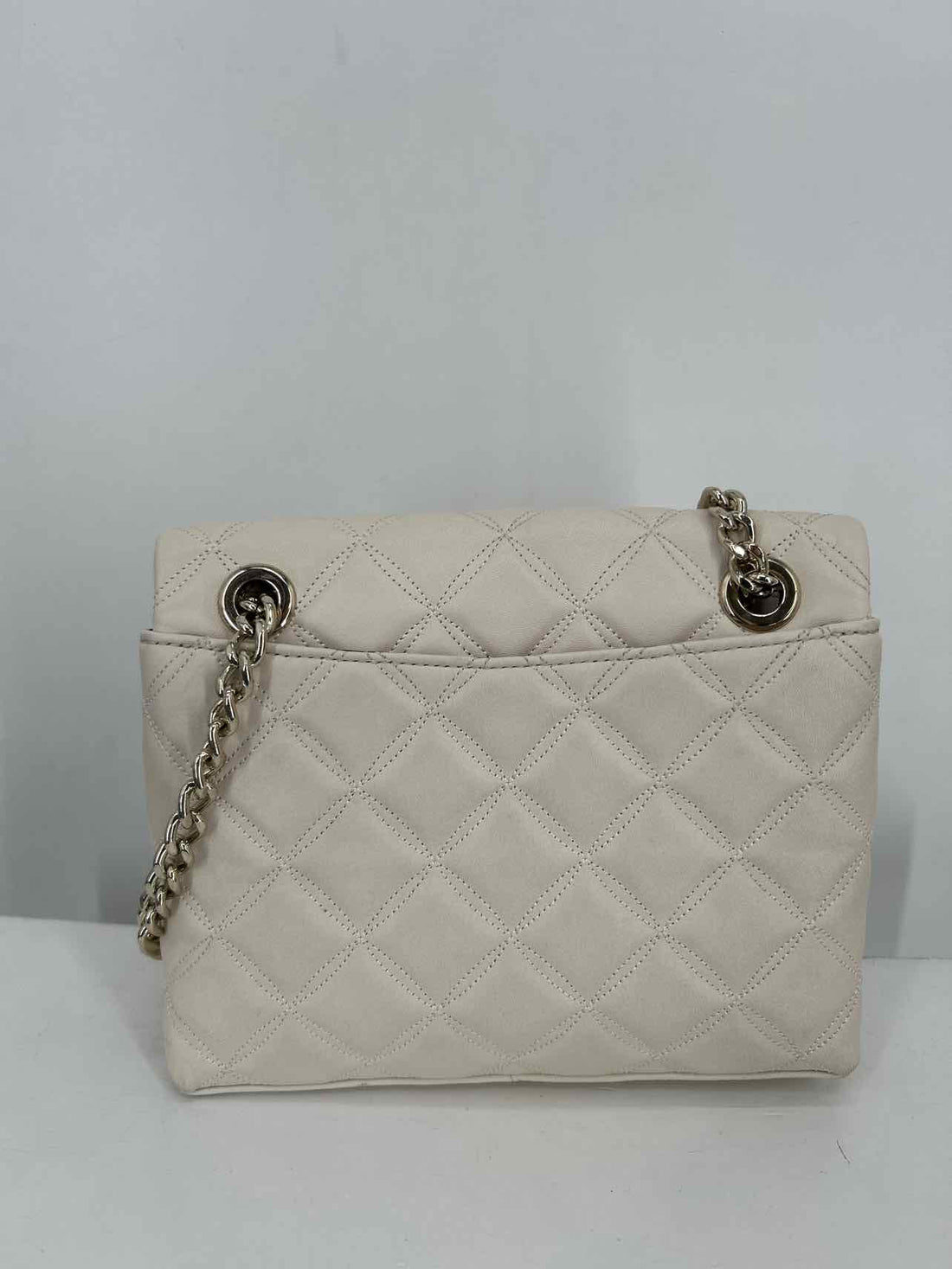 Kate Spade Off White Quilted Leather Pre Owned Shoulder
