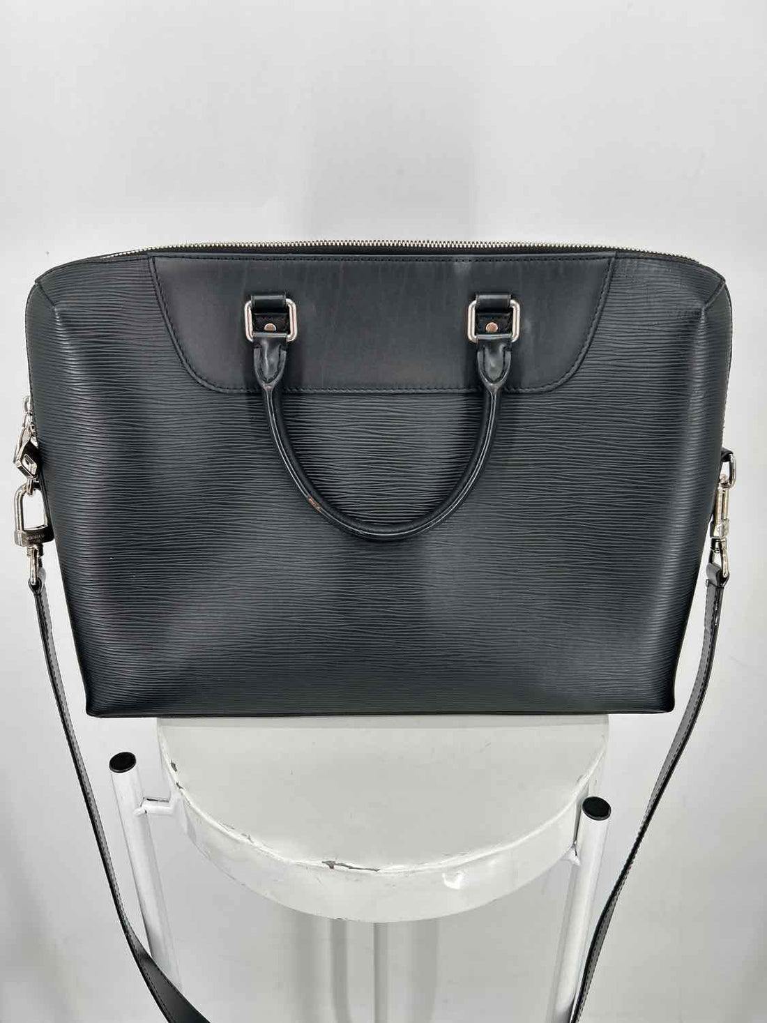 Louis Vuitton Black Epi Porte Documents Jour Briefcase