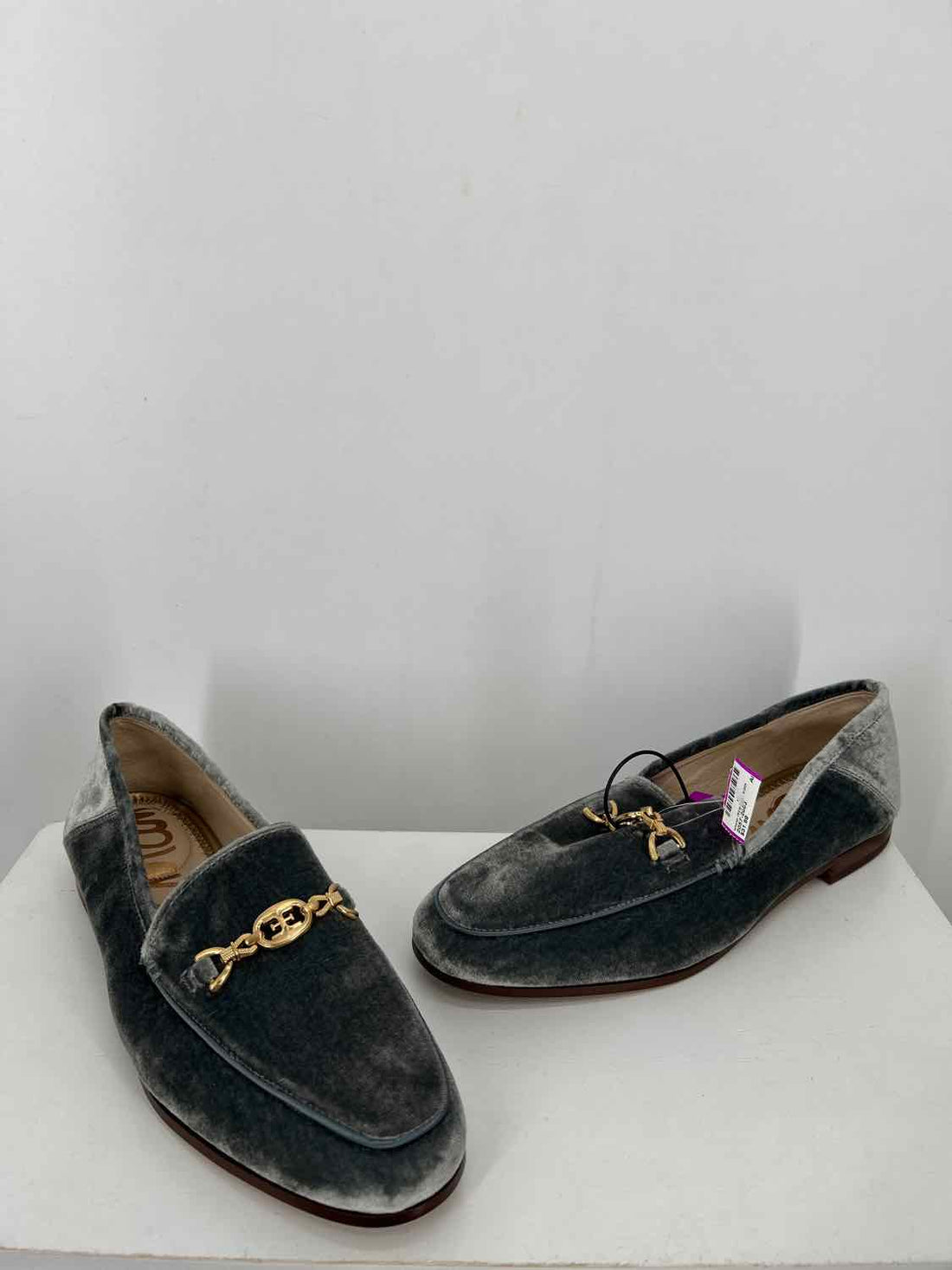 Sam Edelman Women Size 7.5 Gray Velvet Loafers