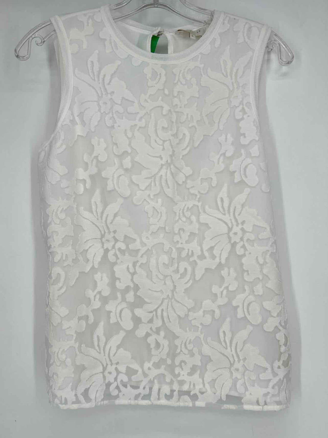 Ted Baker Size 2 White Sleeveless