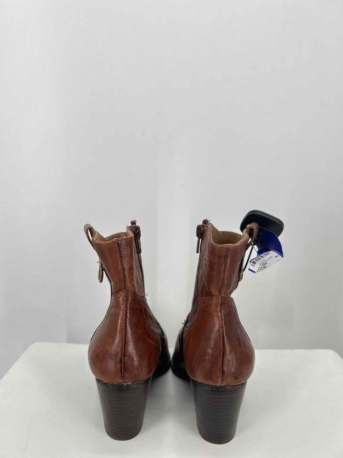 Gianni Bini Brown Leather Ankle Boot