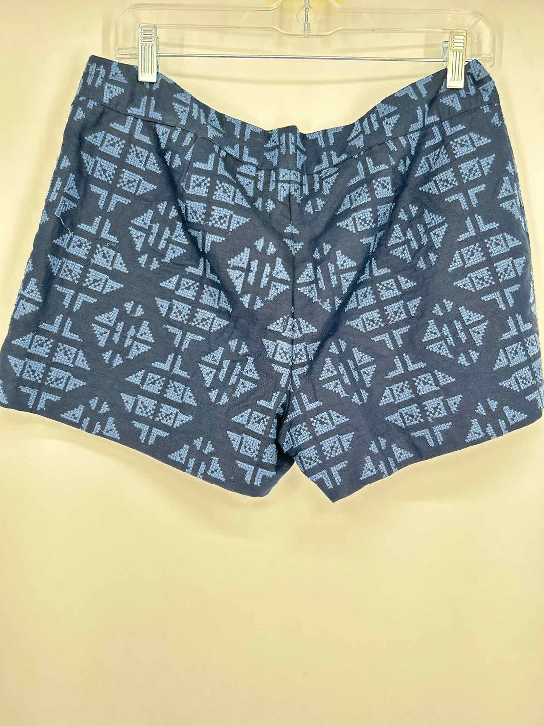 Lucky Brand Size 10 Navy Embroidered Shorts