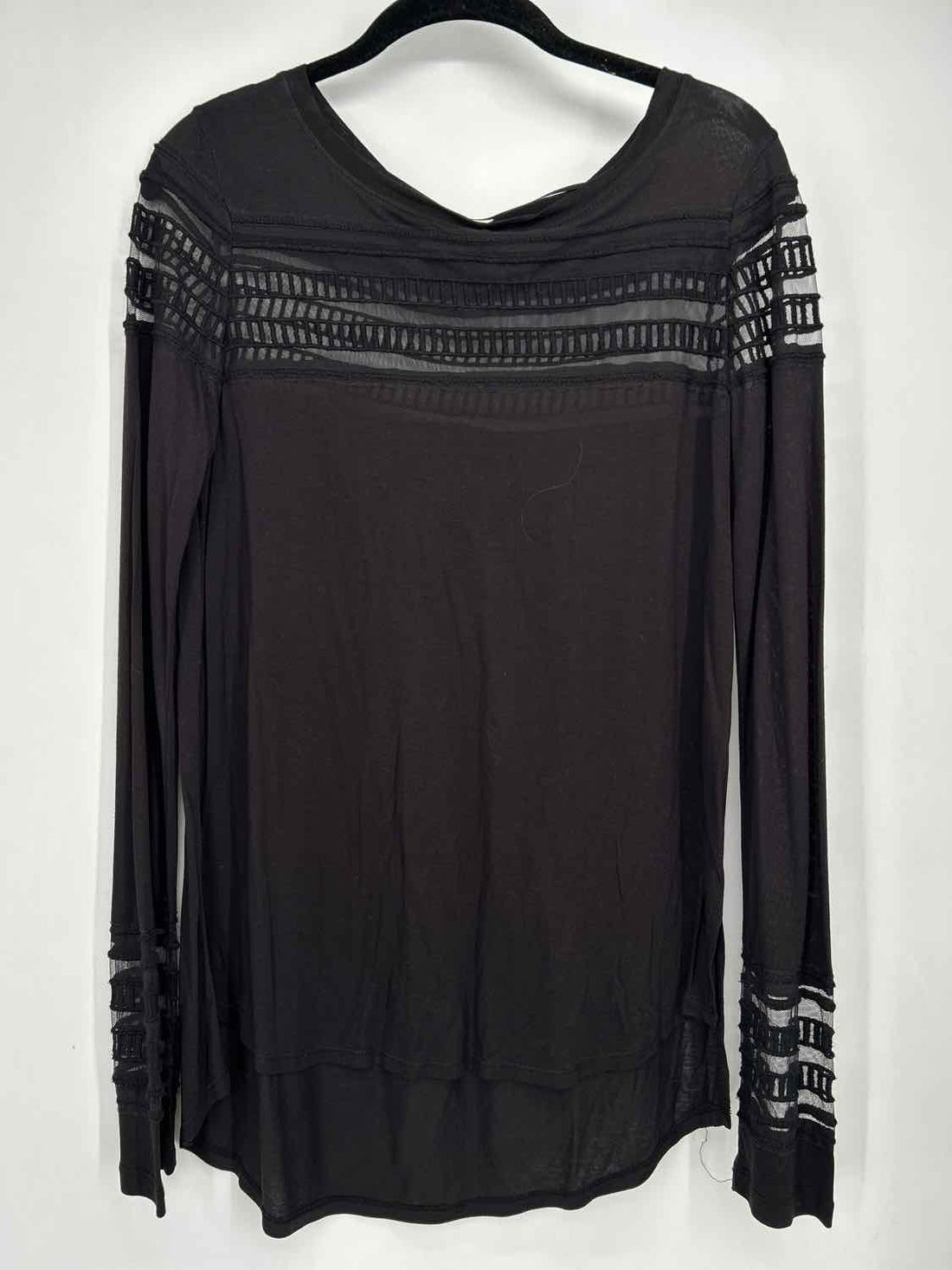 Free People Size S Black Long Sleeve