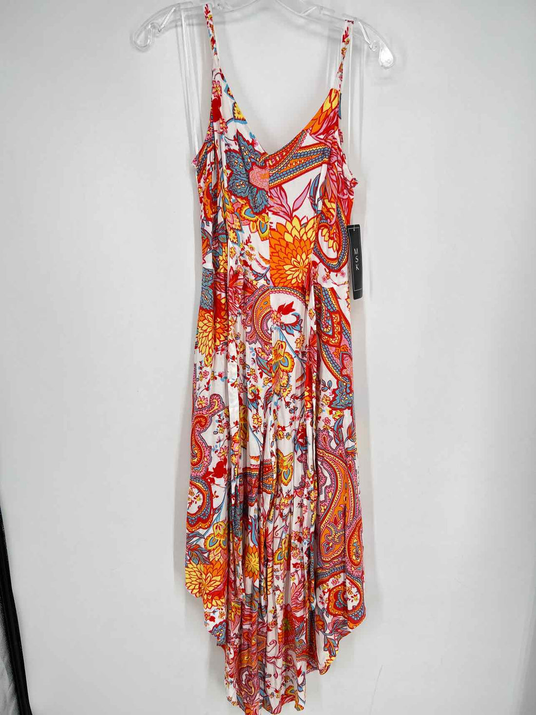 MSK Size S White Print NWT Jumpsuit
