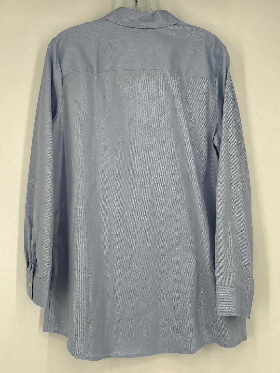 Foxcroft Size 16 Blue & White Striped NWT Long Sleeve