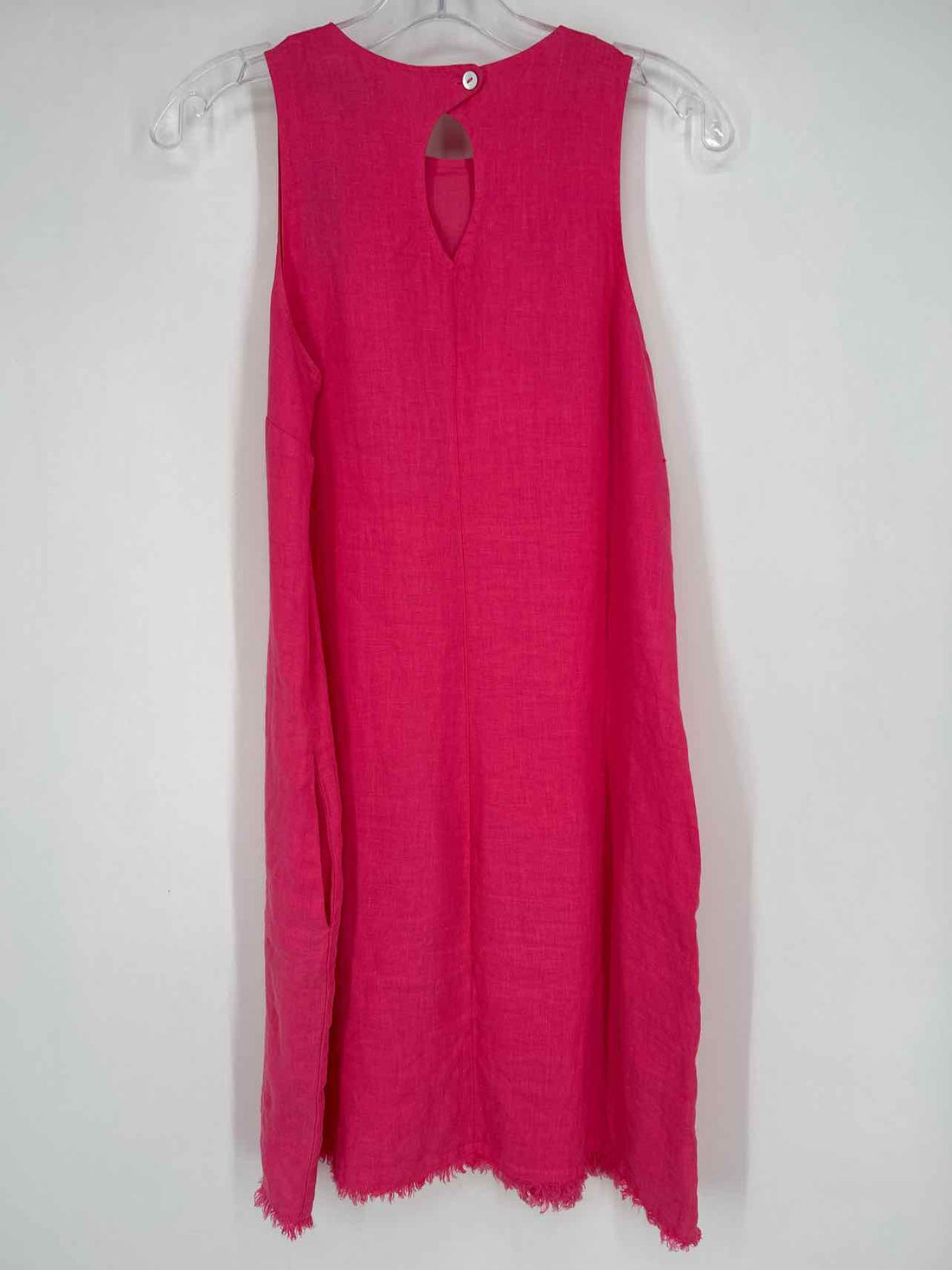 Tommy Bahama Size XS Hot Pink Linen Sleeveless Dress