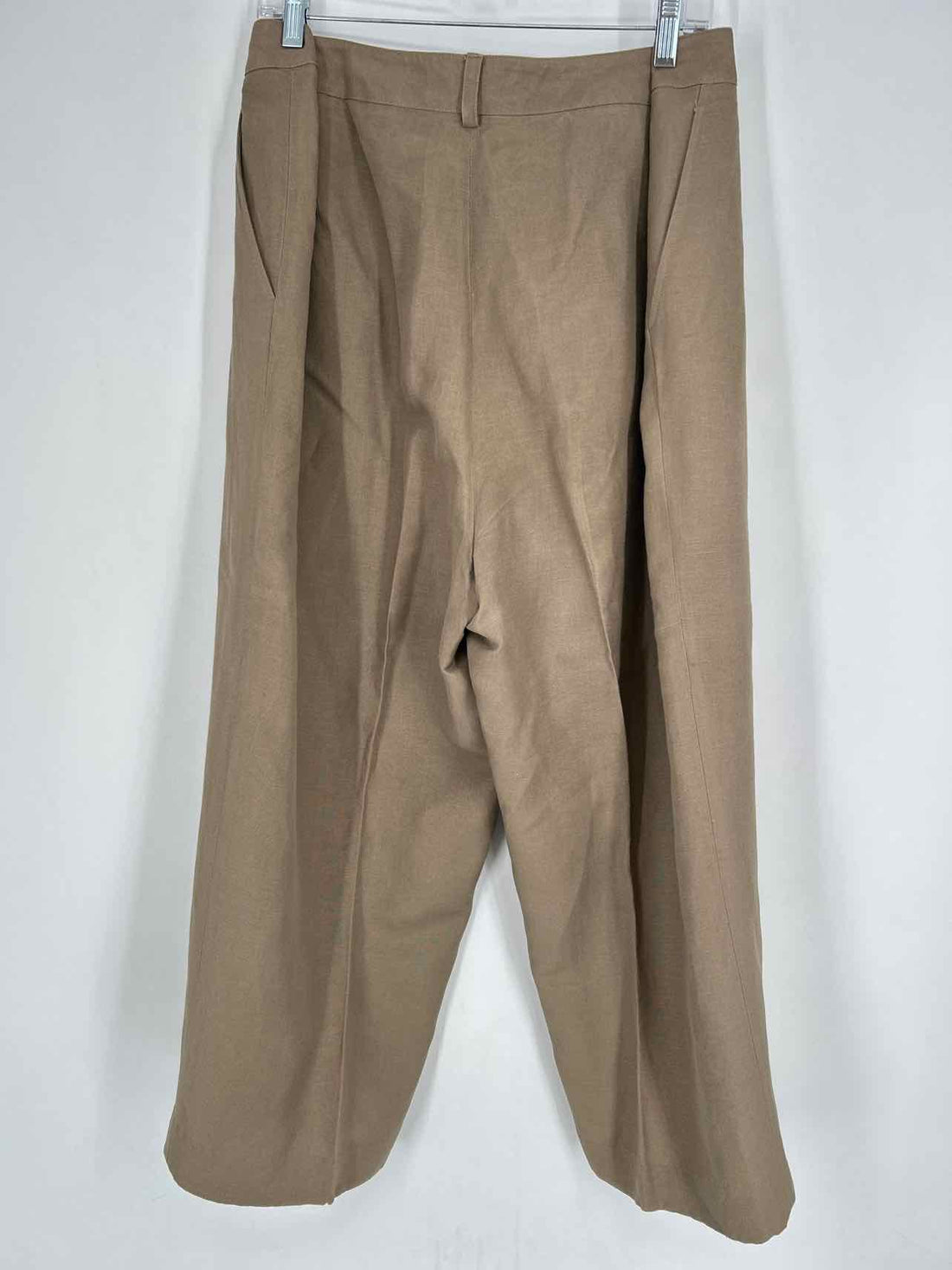 Kasper Size 18W Taupe Linen/Rayon Pants