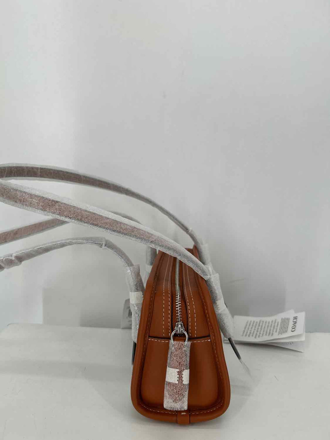 Coach Swing Zip 20 Jacuard Crystals SOLD OUTBrown Canvas & Leather NWT Shoulder