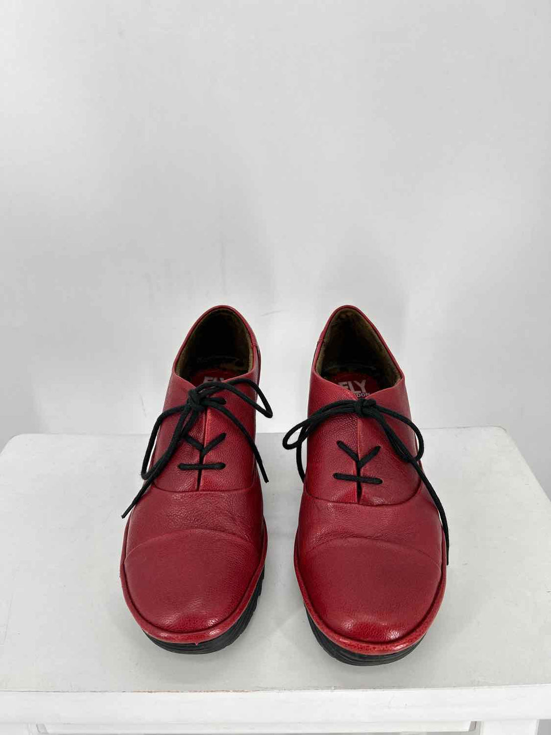 Fly london Women Size 37 Red Leather Wedges