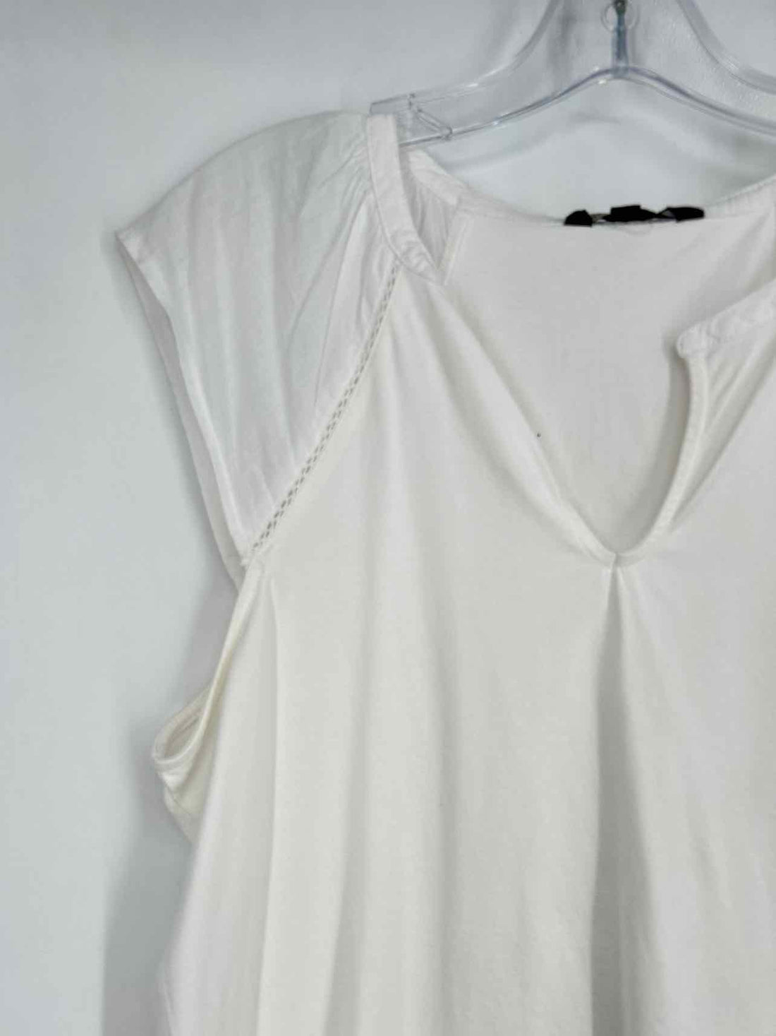 Banana Republic Size M White Short Sleeve