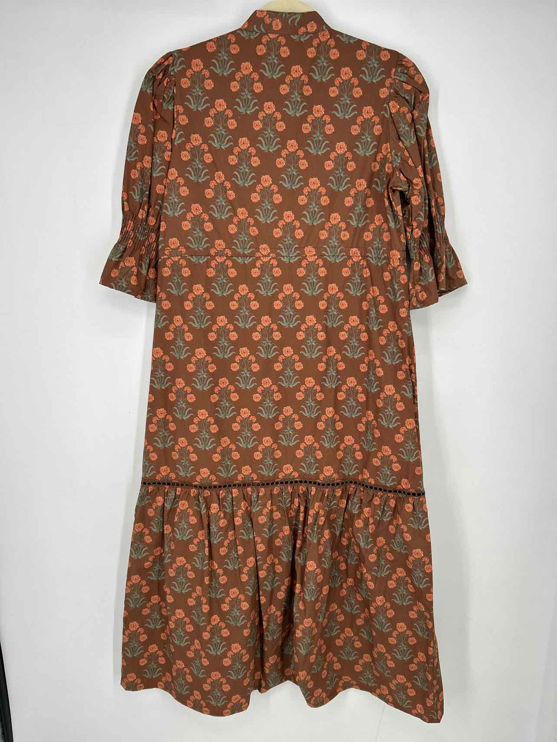 Marigold by Victoria Dunn XS Brown & Pink Floral New Boutique Dress