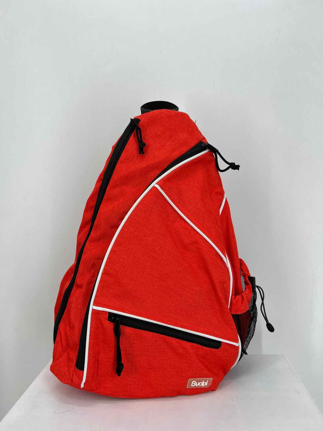 Sucipi Dark Orange Nylon Pre Owned Backpack