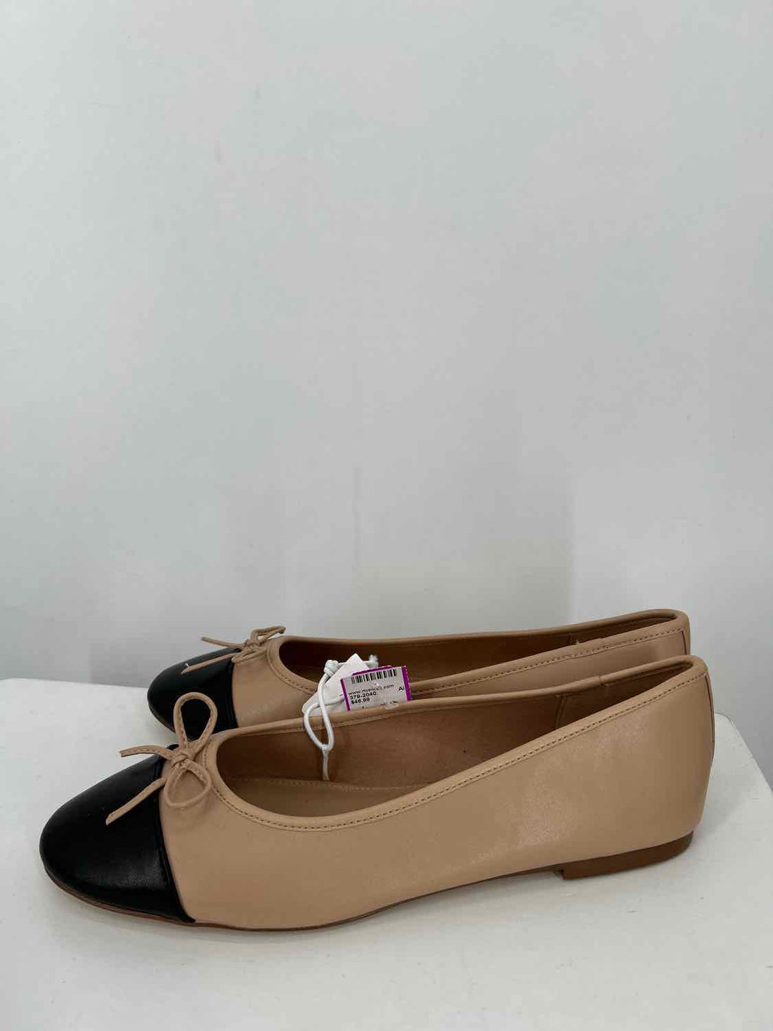 J Crew Women Size 10 Tan & Black NWT Flats