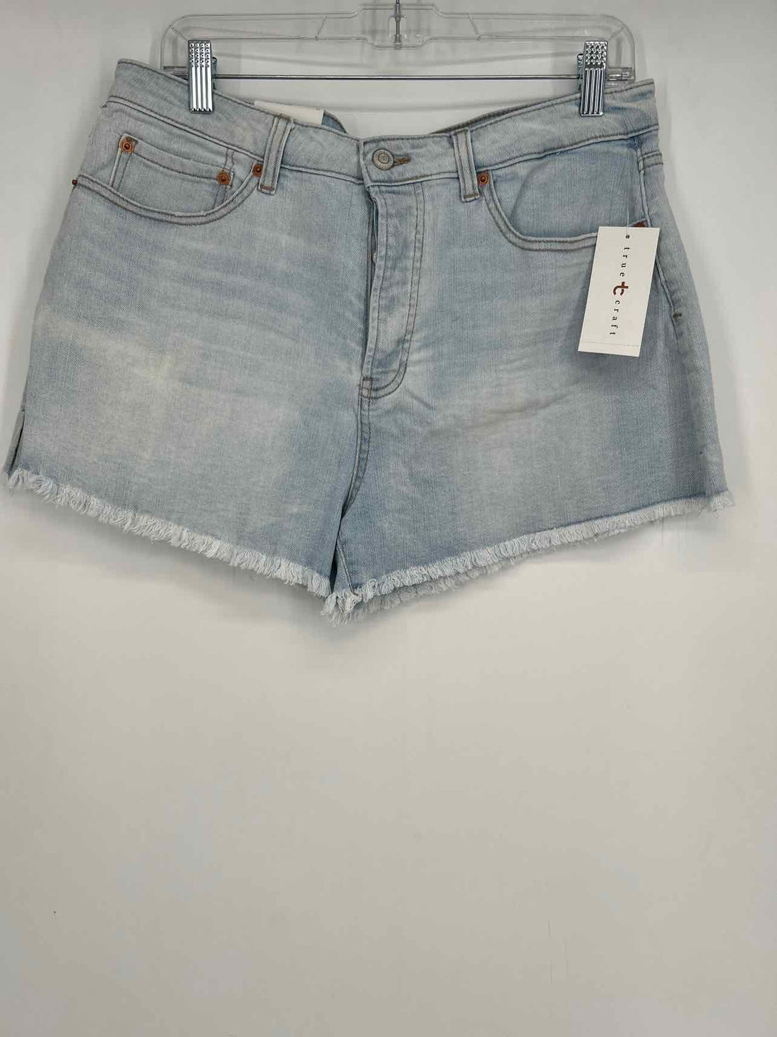 True Craft Size 12 Light Wash Denim NWT Shorts