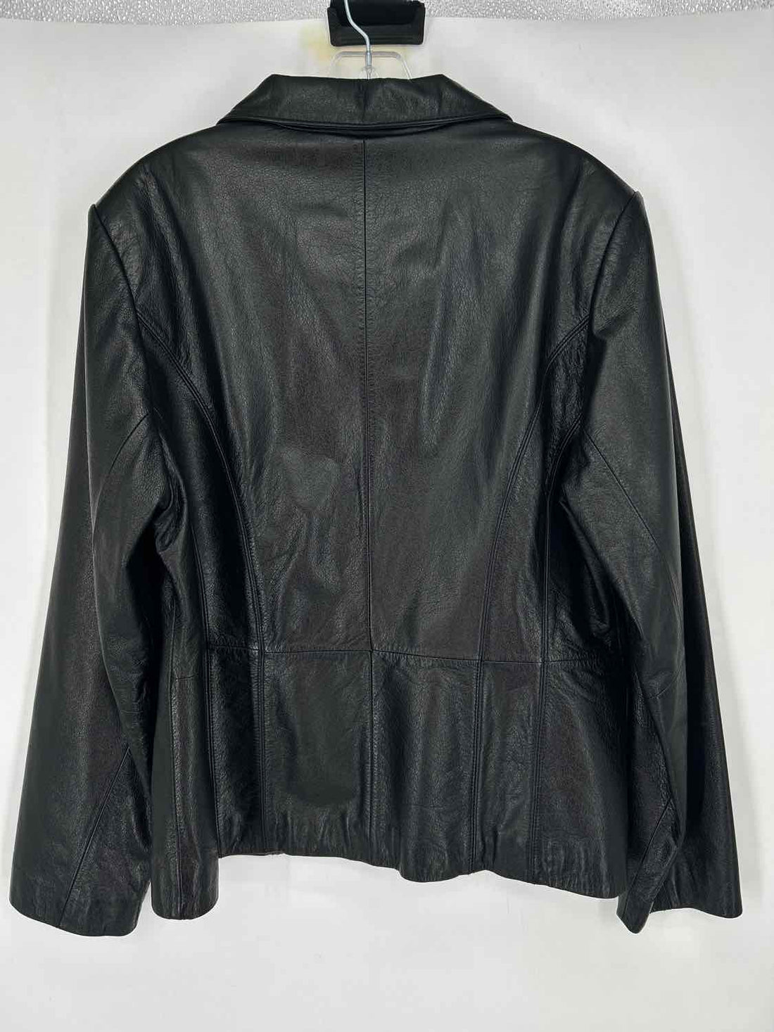 Wilsons Leather Size L Black Genuine Leather Jacket