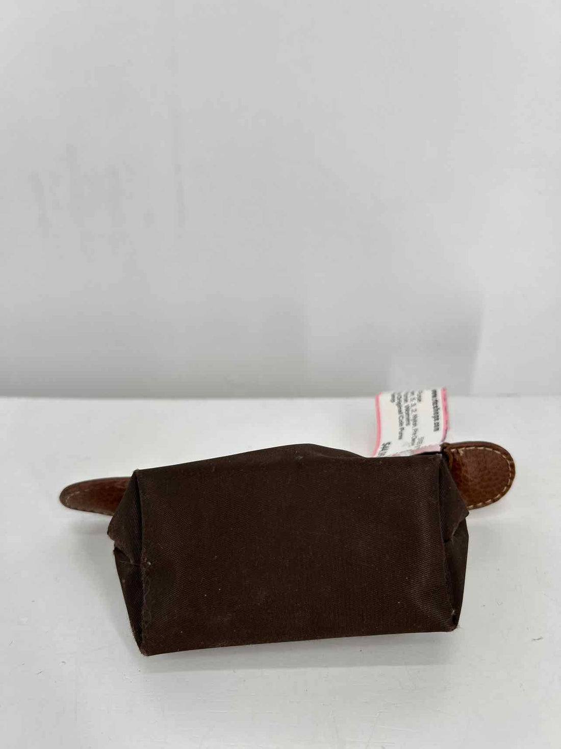 LongChamp Dark Brown Nylon Pre Owned Change Purse