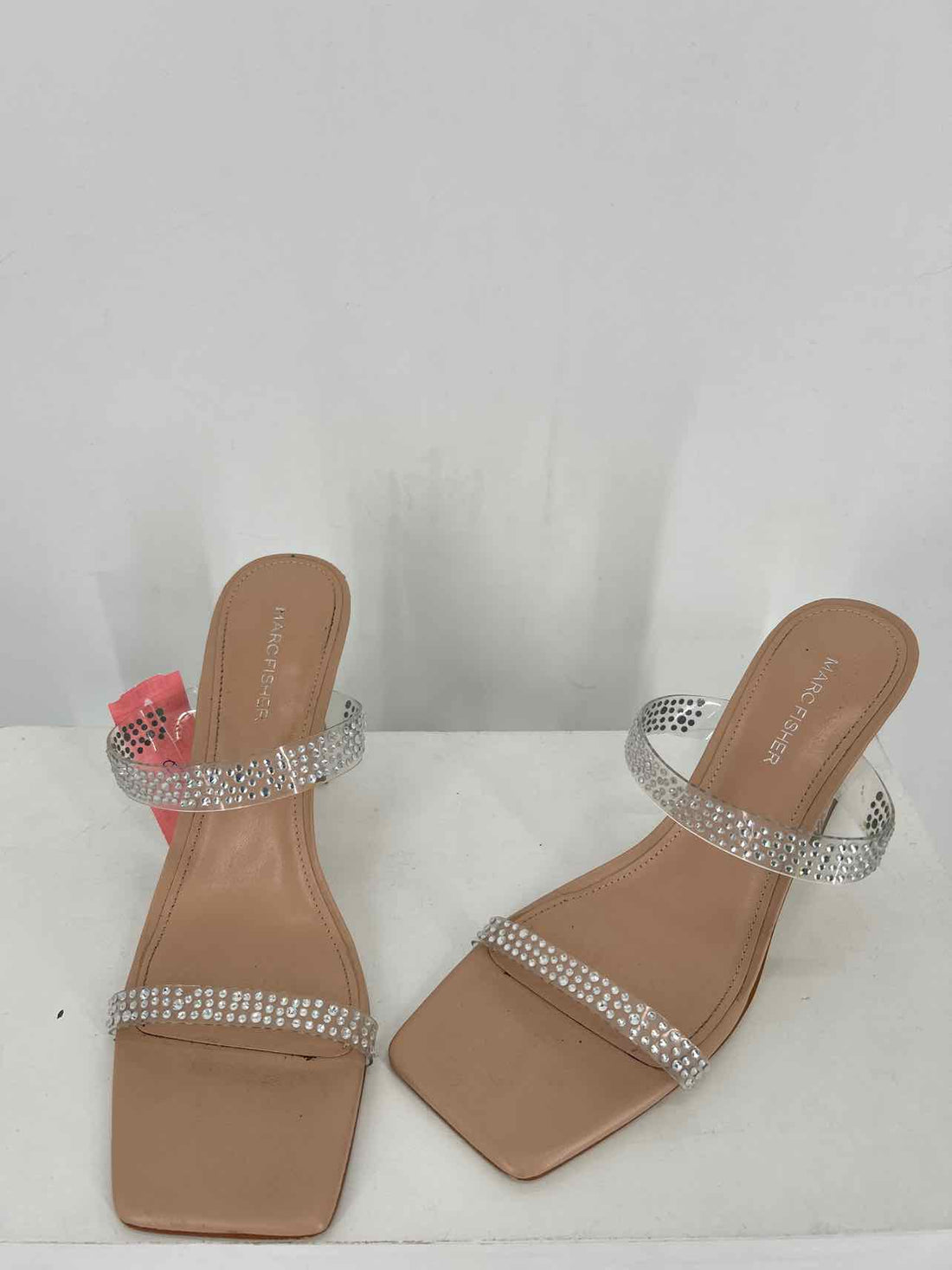 Marc Fisher Women Size 9 Clear Heels