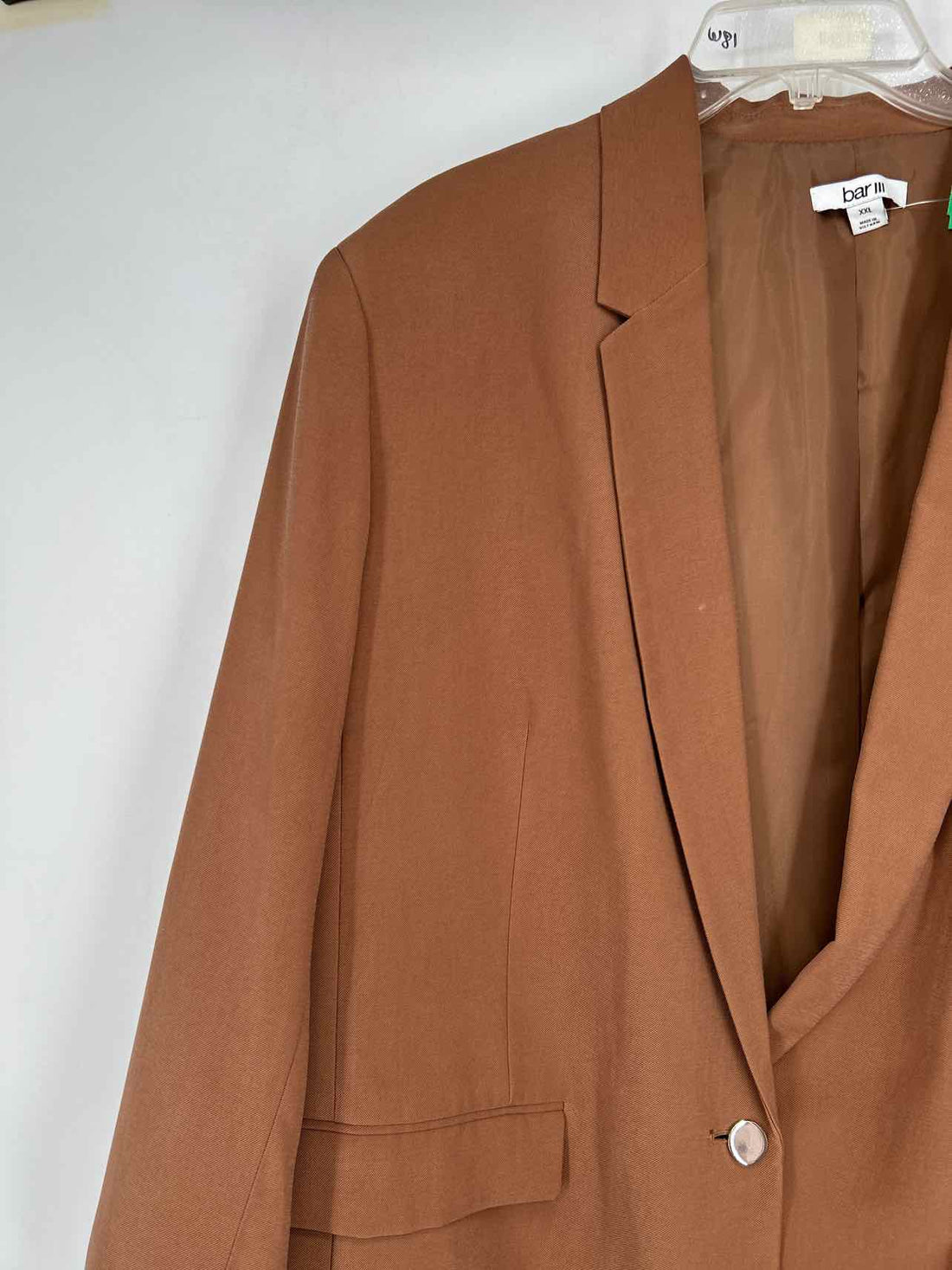 Bar III Size XXL Brown NWT Blazer