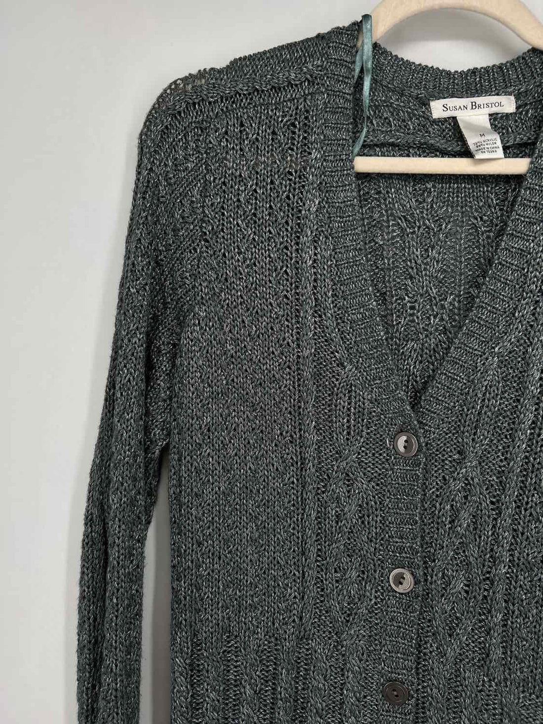 Susan bristol Size M Silver Sweater