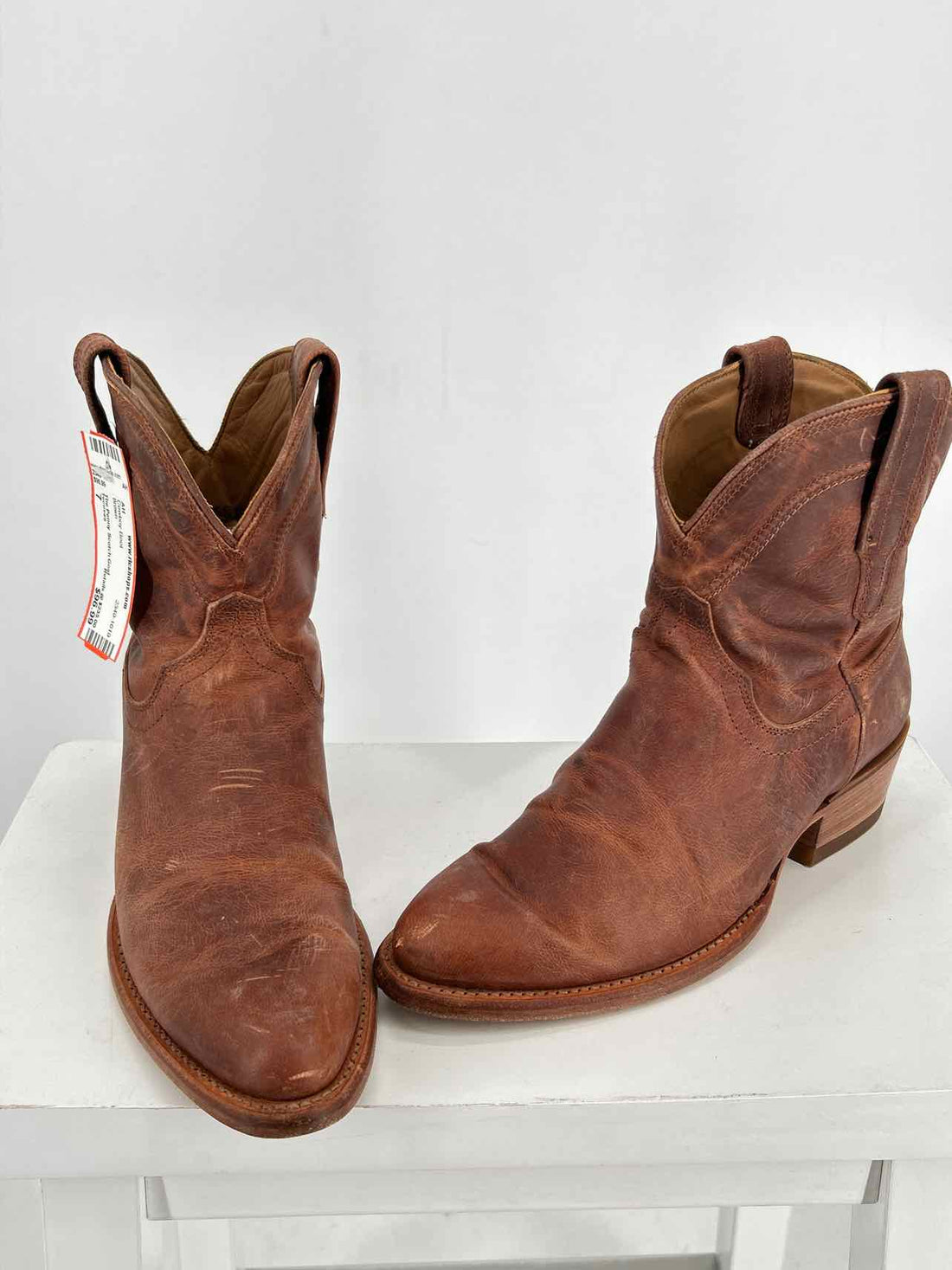 Tecovas Women Size 7 Brown Cowboy Boot