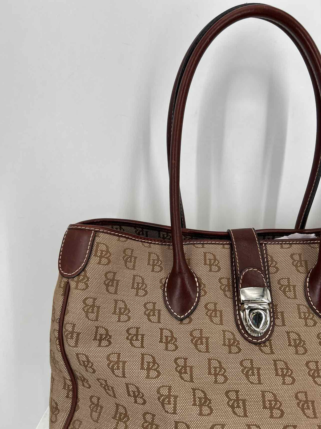 Dooney & Bourke Brown Canvas Purse
