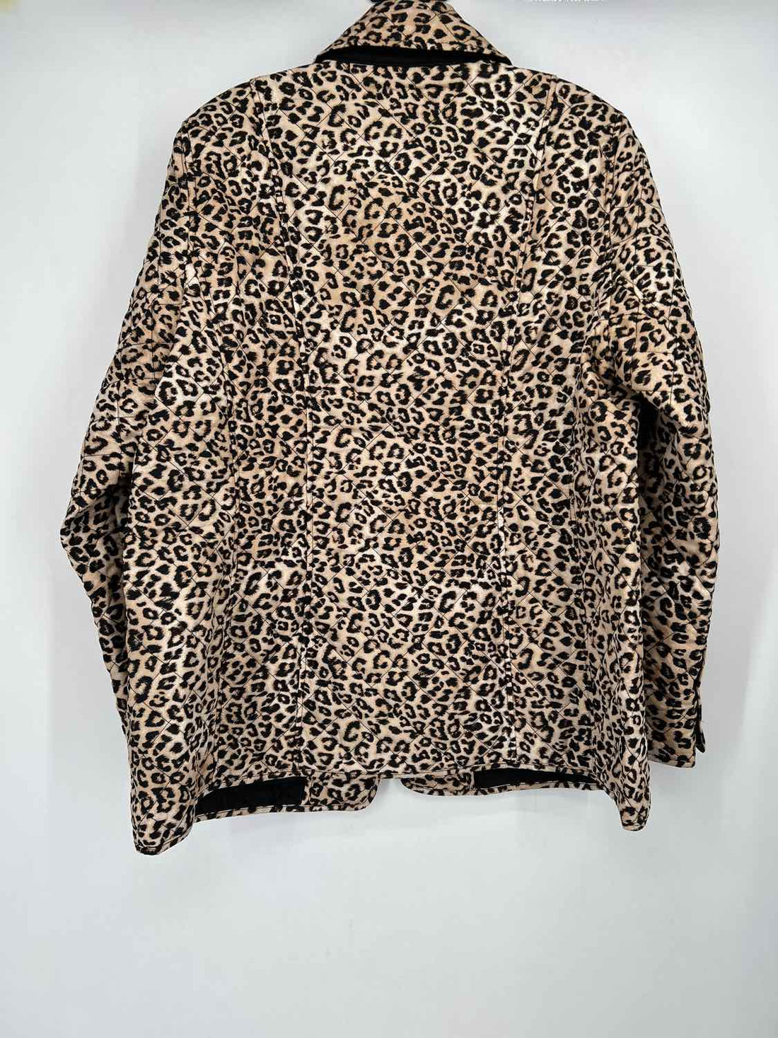 Chicos Size 2(L) Leopard Jacket