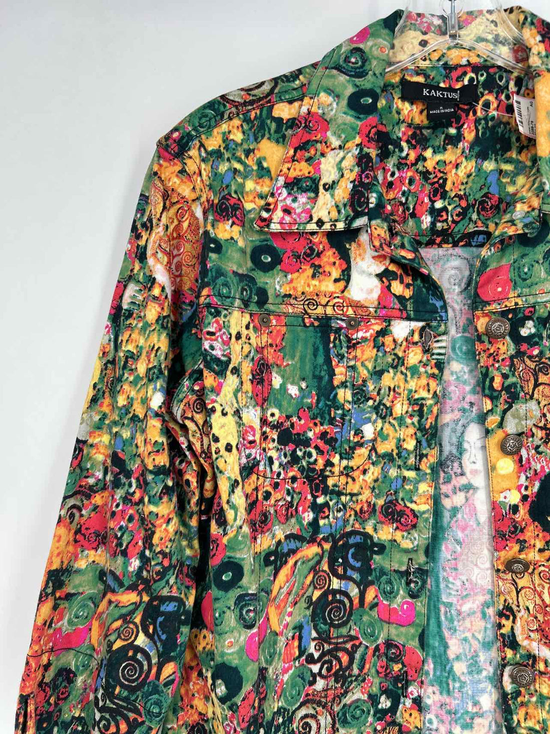 Kaktus Size S Green Multi Jacket