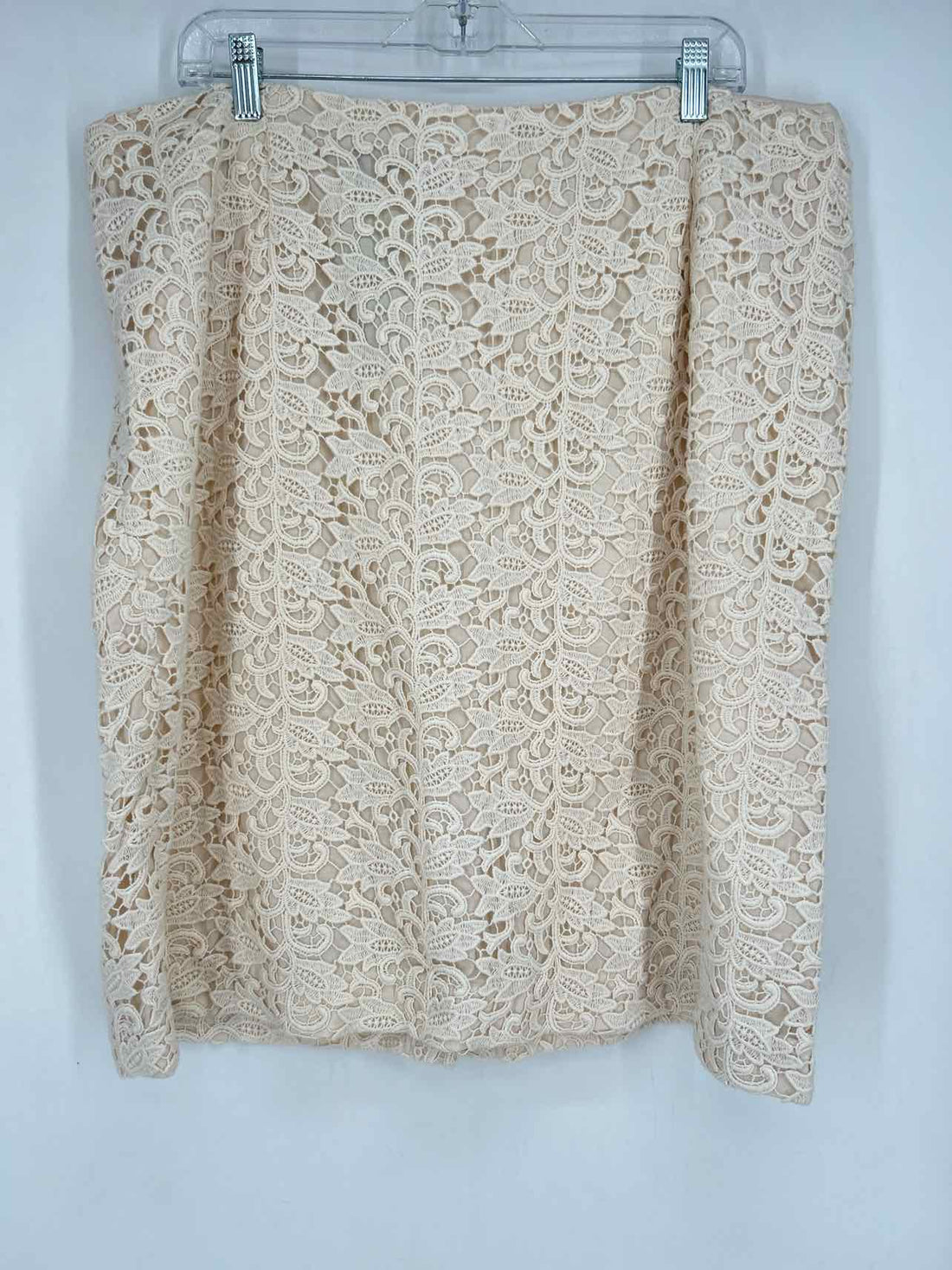 Talbots Size 20W Cream Lace Skirt