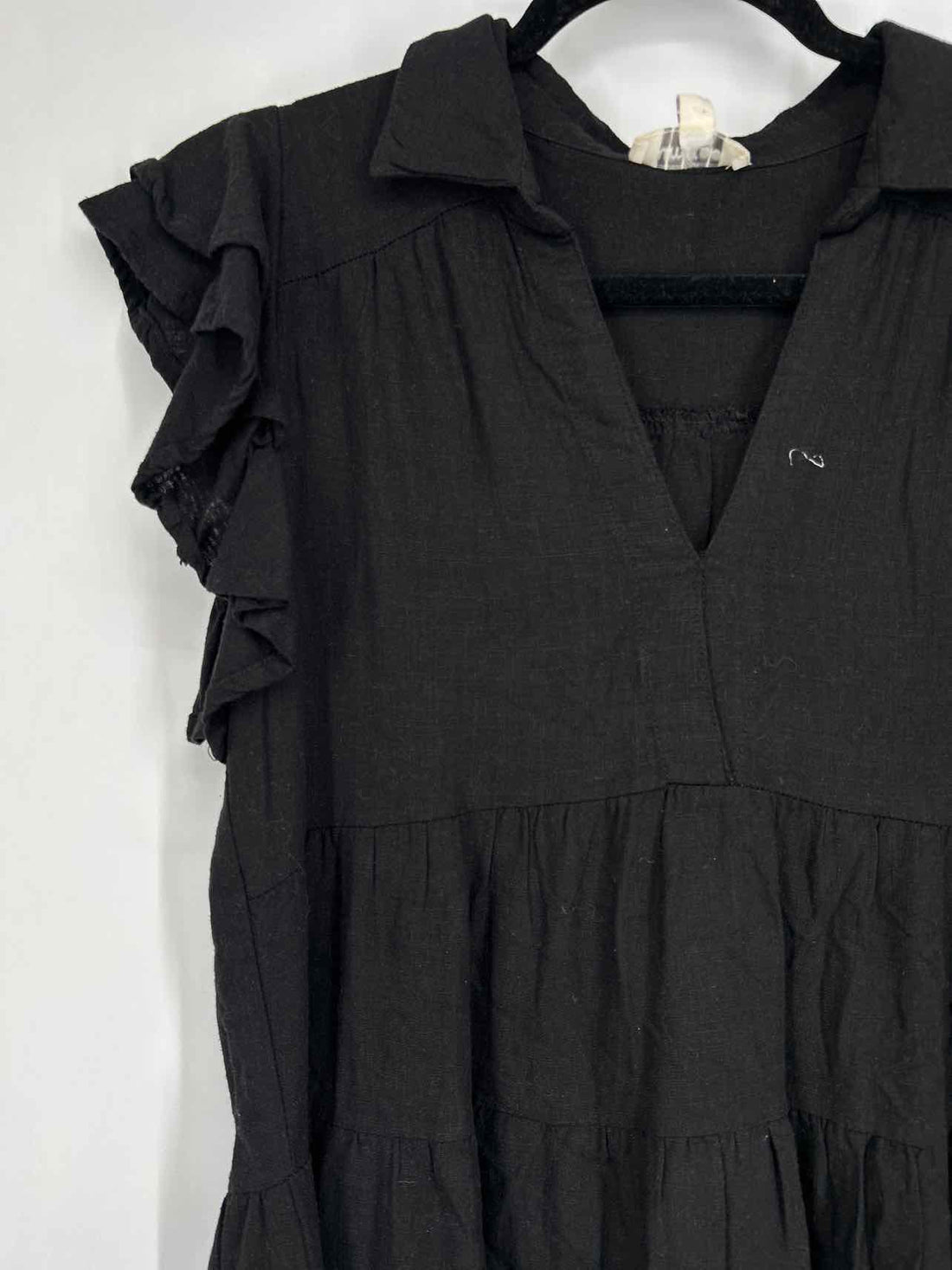 Umgee Size S Black Short Sleeve Dress