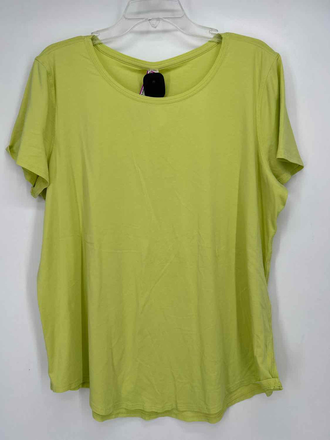 Lululemon Size 16 Yellow Green Short Sleeve Active Tops