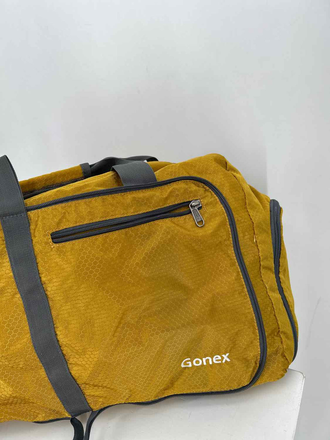 Gonex Mustard Nylon Pre Owned Duffel
