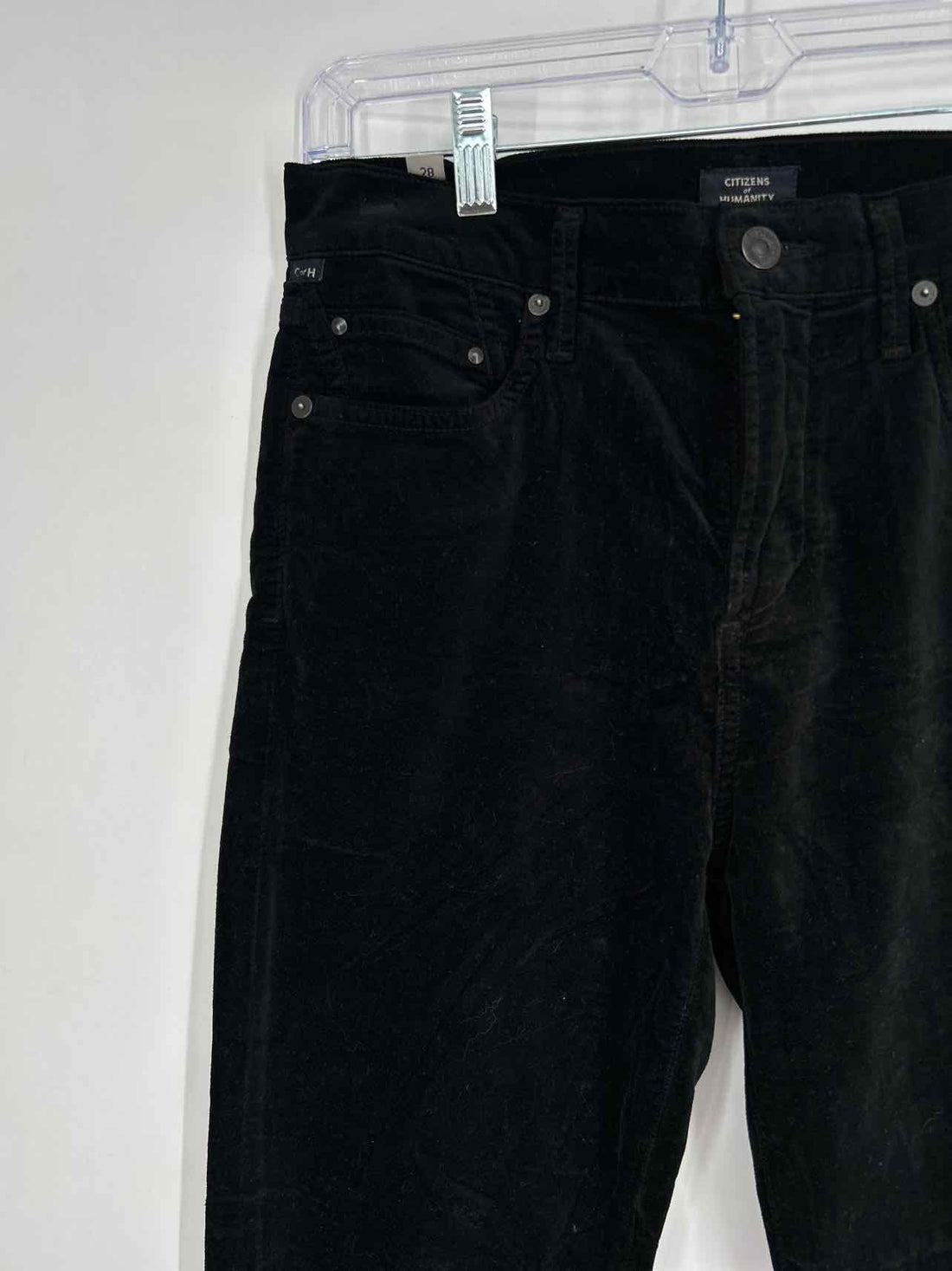 Citizens of Humanity Size 28 Black Velvet Pants