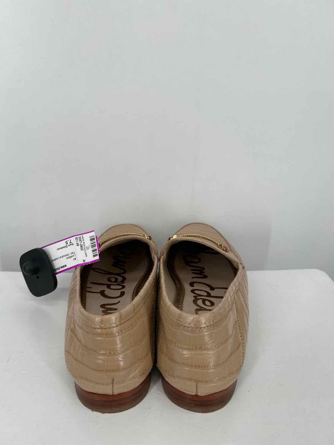 Sam Edelman Women Size 7.5 Tan Genuine Leather Loafers