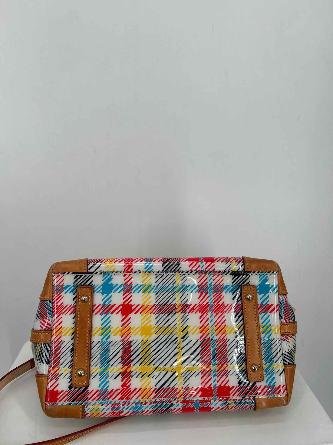 Dooney & Bourke Plaid Leather Good Satchel