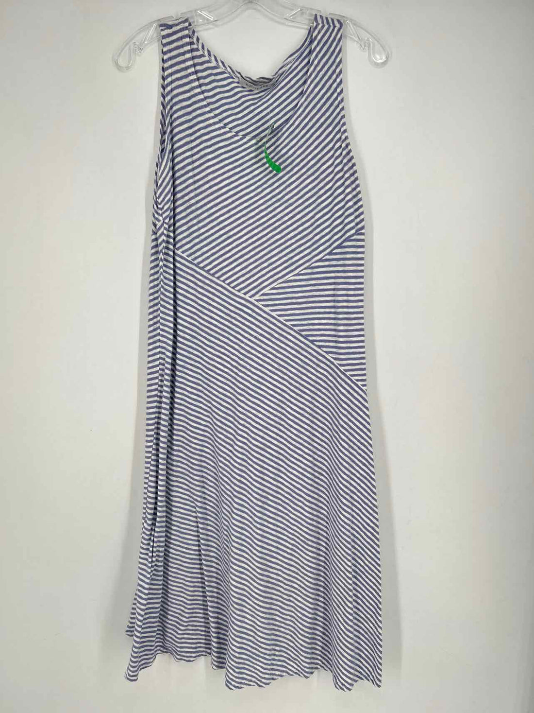 Cut Loose Size S Blue & White Striped Sleeveless Dress