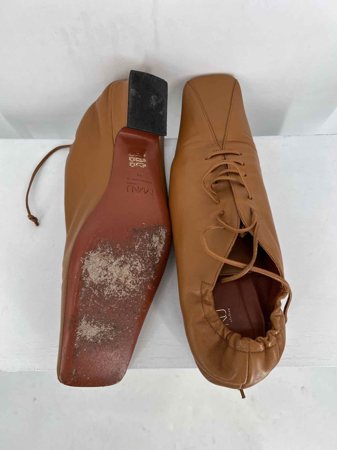 Manu Atelier Women Size 41 Camel Loafers