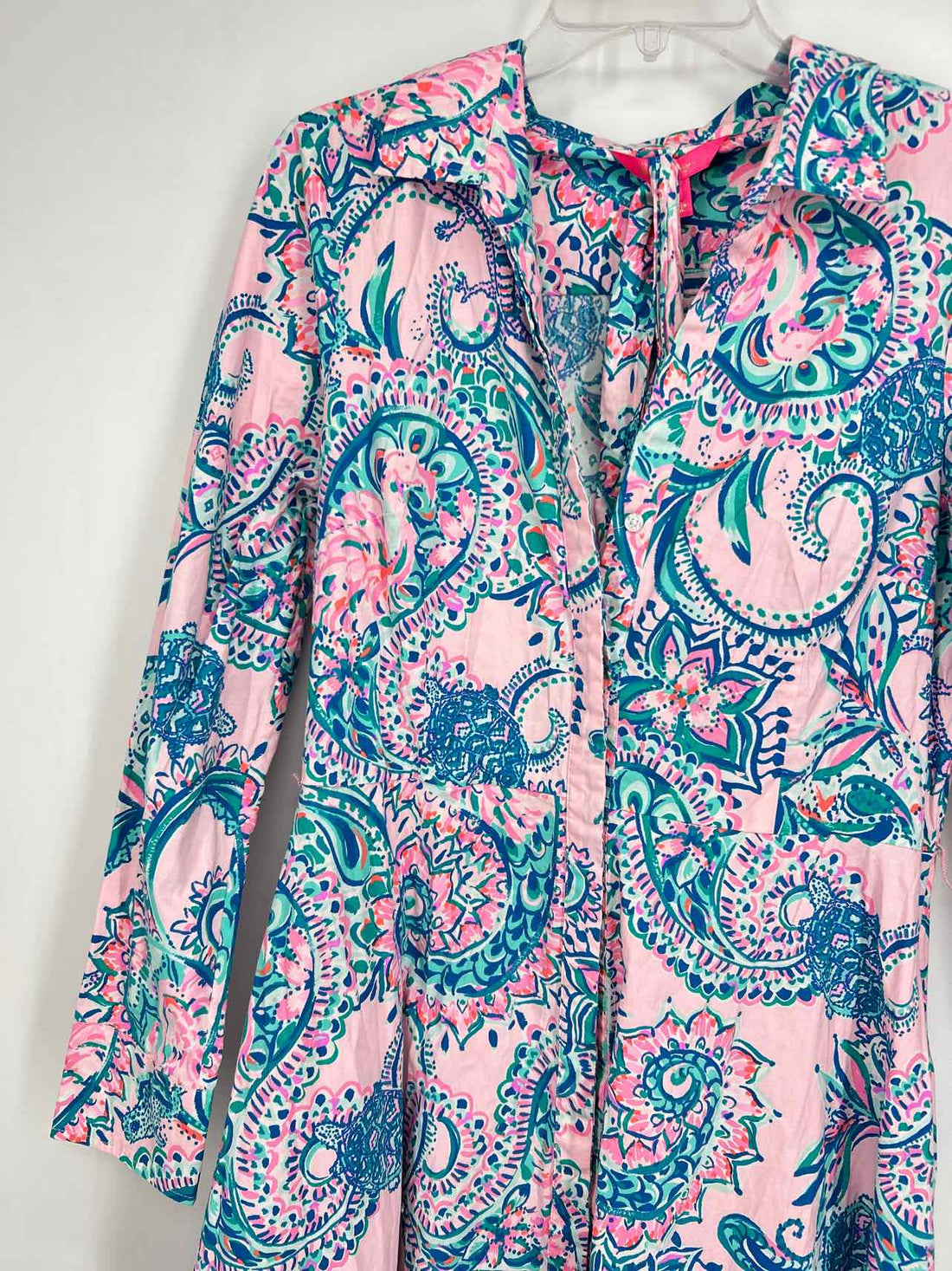 Lilly Pulitzer 14 Pink Print Long Sleeve Lilly Pulitzer Dress