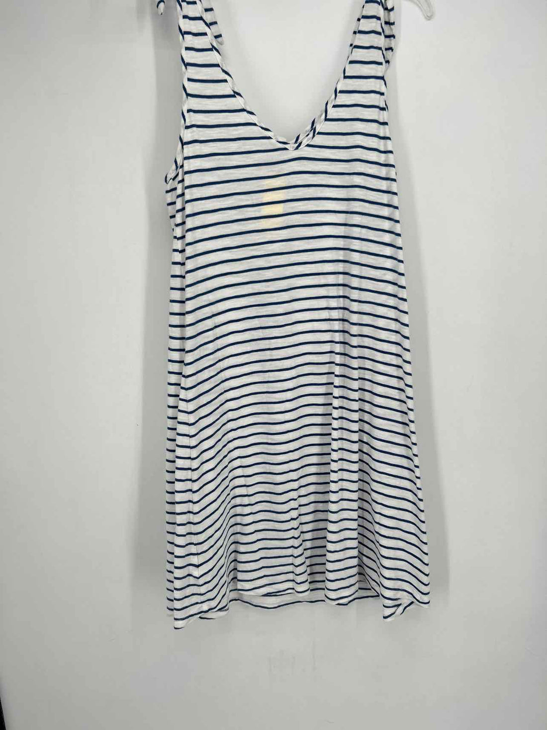 Gap Size M White & Blue Striped Dress