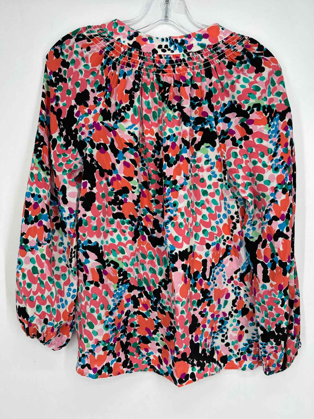 Lilly Pulitzer XS Pink & Black Print Silk Lilly Pulitzer Top