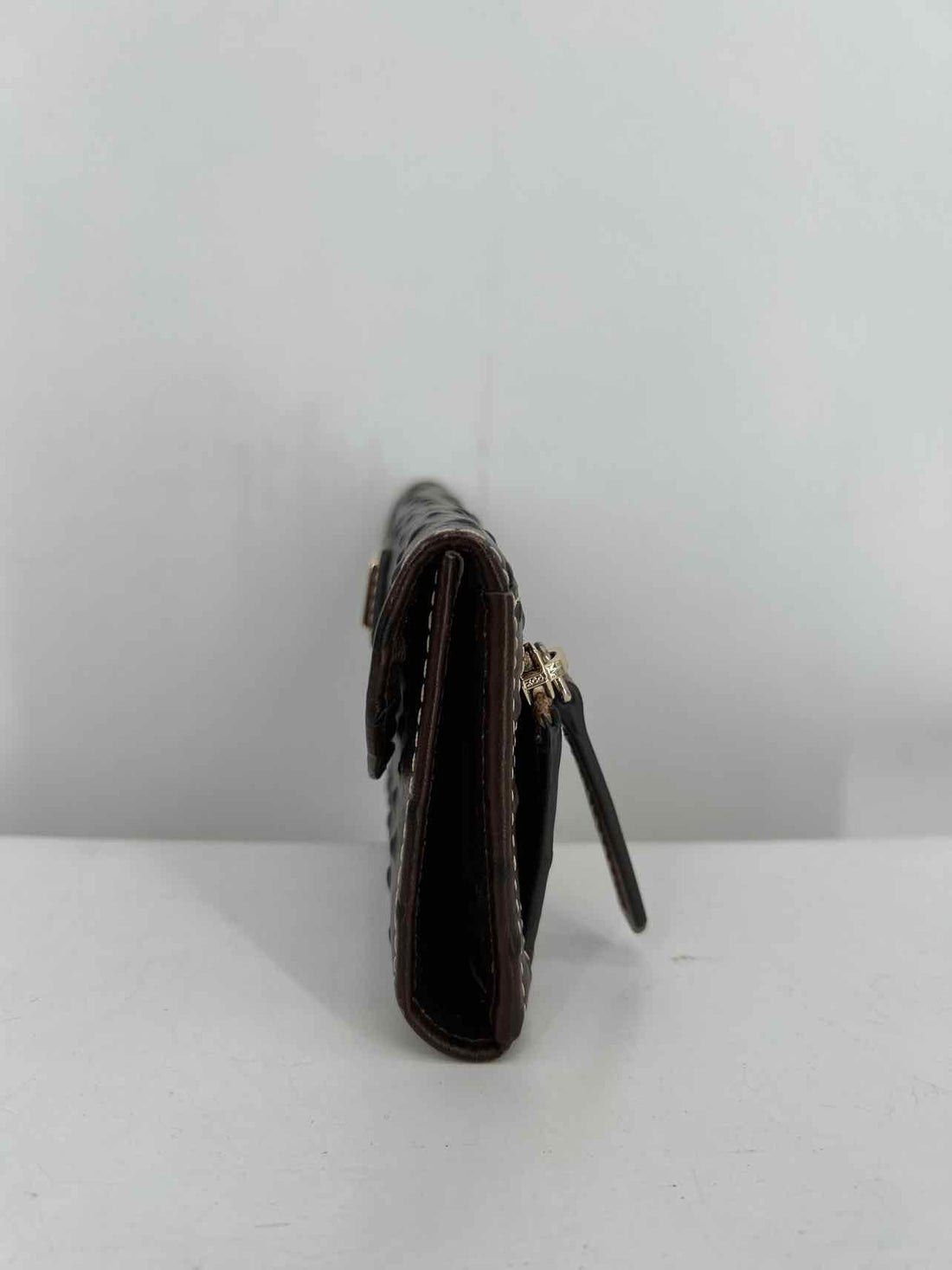 Dooney & Bourke Brown Genuine Leather Pre Owned Wallet