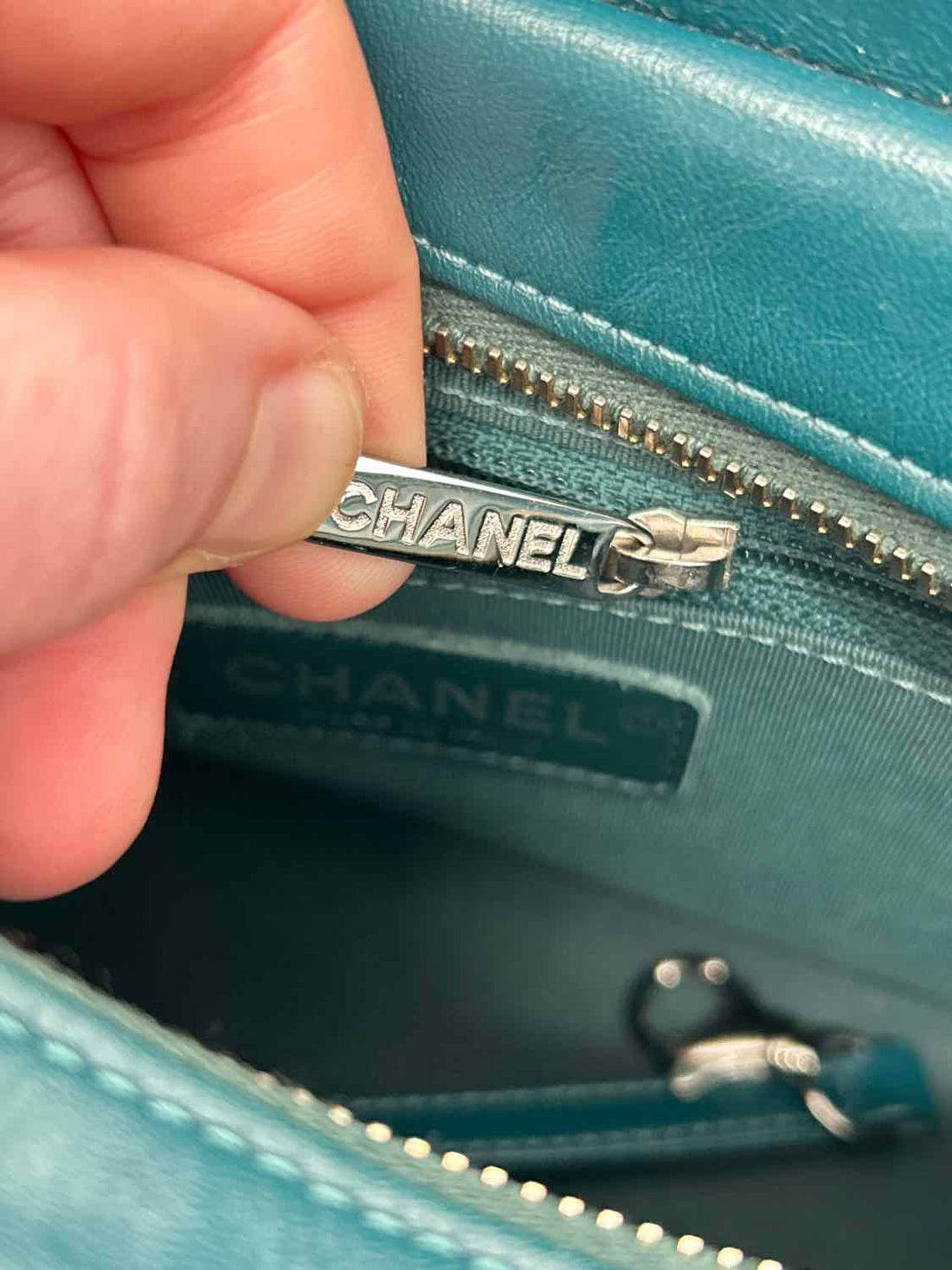 Chanel Gabrielle Teal Crossbody