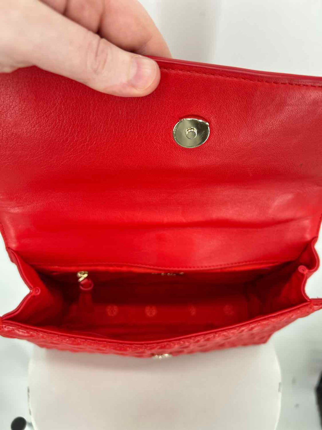 Tory Burch Fleming Red Purse